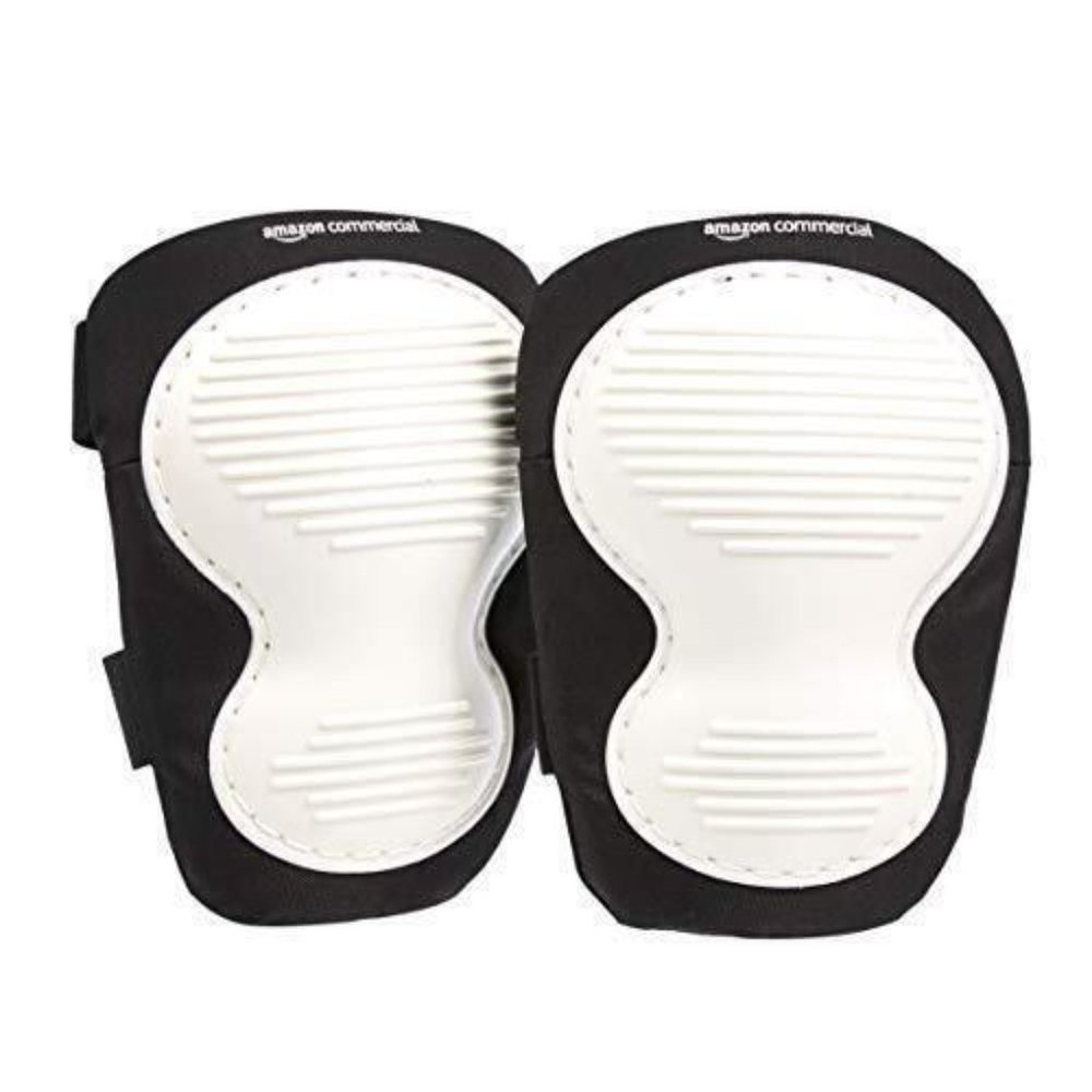 Amazon Non-marring Knee Pads - 9.5in - white/Black - Brand New Pairs